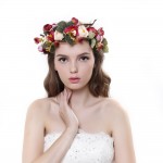 women flower crown Flower Garland headpiece for Wedding Festivals Girls flower Wreath Headpiece girls flower garland headpiece