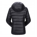 women ultra light down jacket hooded winter duck down jackets women slim long sleeve parka zipper coats 2017 AKITSUMA