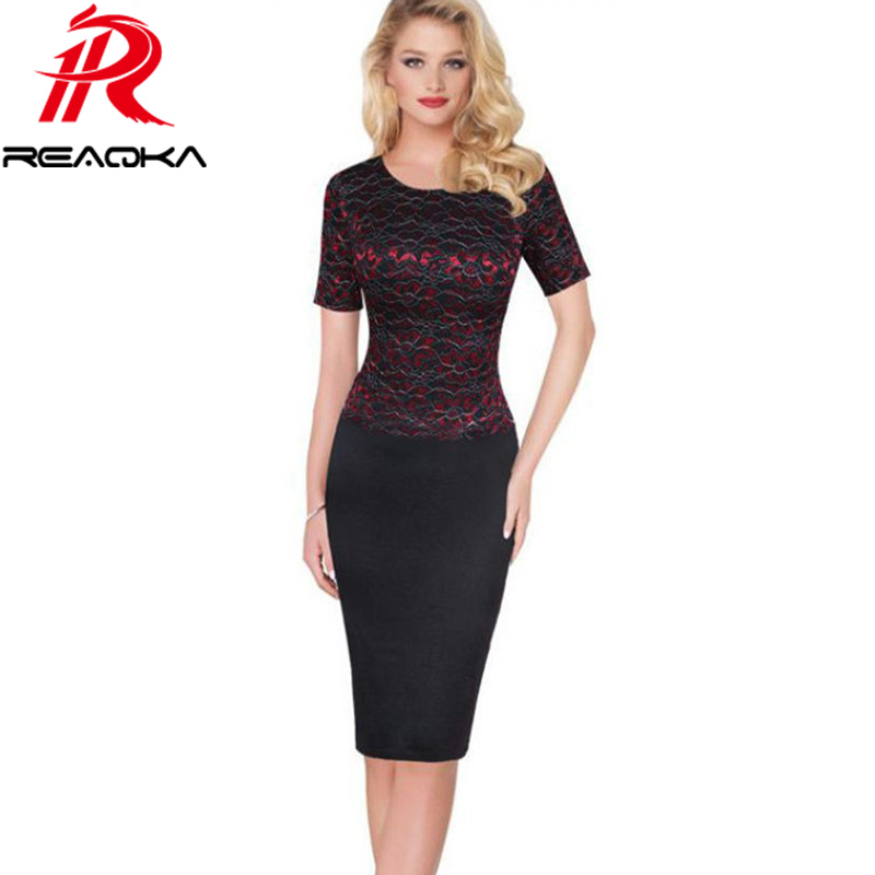 Work Dresses Women Plus Size Summer Dress Vintage Elegant
