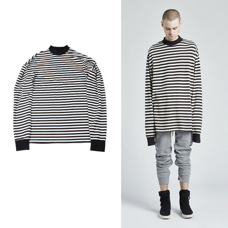 -Fashion-Men39s-Oversized-Hoodies-Plus-Size-Street-White-Black-Striped-Loose-Baggy-Hoody-Long-Sleeve-32777405611