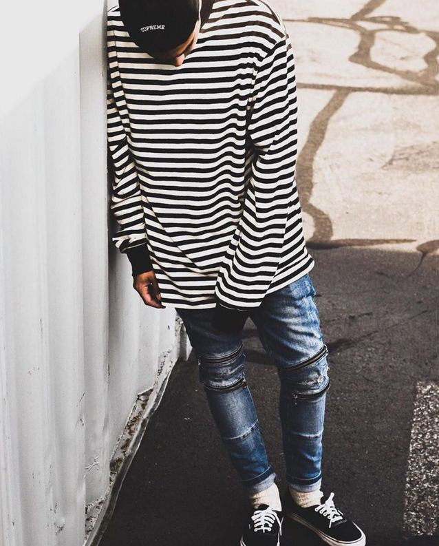 -Fashion-Men39s-Oversized-Hoodies-Plus-Size-Street-White-Black-Striped-Loose-Baggy-Hoody-Long-Sleeve-32777405611