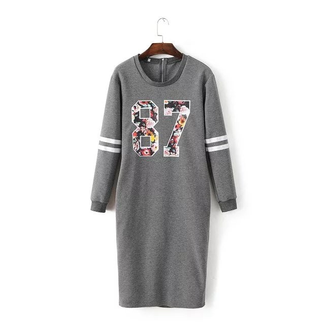 -Fashion-Women-Sweatshirt-Dresses-87-Letter-Print-Round-Neck-Long-Sleeve-Thick-Casual-Autumn-Dress-L-32735755181