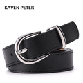 -Men39s-Genuine-Leather-Belt-Waist-Metal-Buckle-Belts-With-Toothpick-Pattern-White-Dress-Belt-And-Bl-32742172527