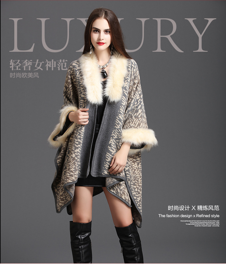 -Winter-Women-Sweater-Cardigan-Female---High-Quality--Faux-Fox-Fur-Collar-Poncho-Cape-Wool-Shawl-Cap-32762862022