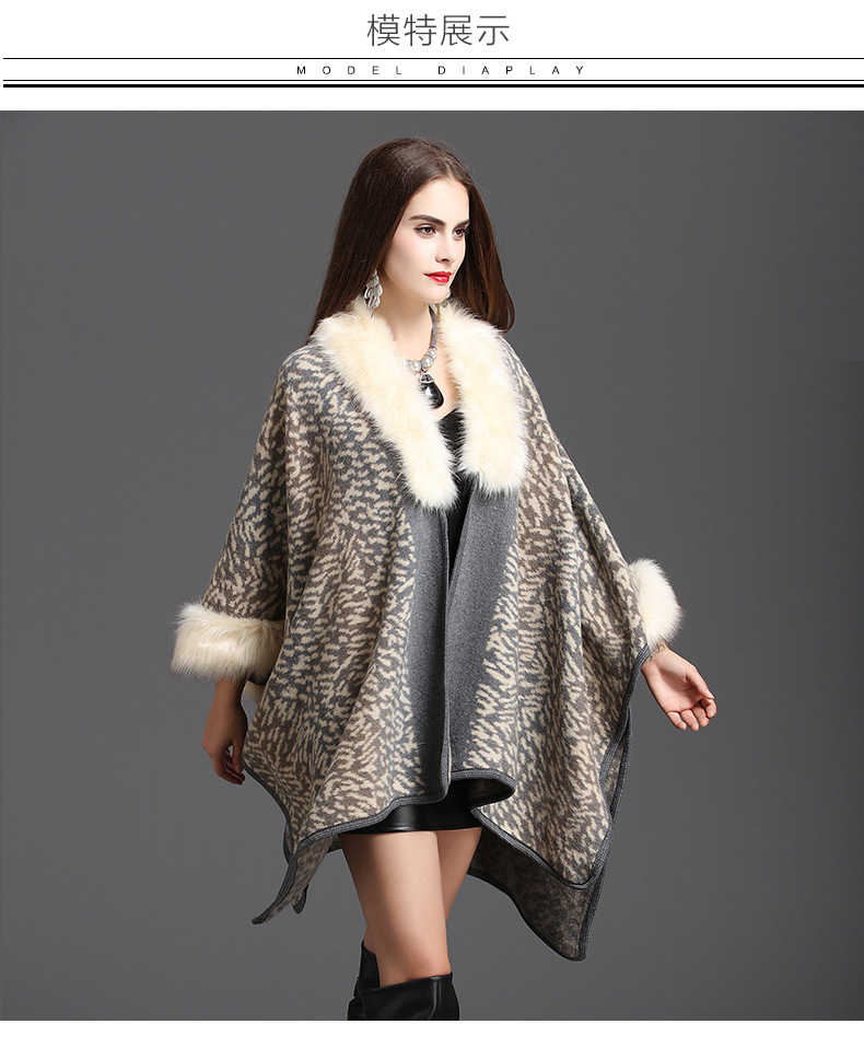 -Winter-Women-Sweater-Cardigan-Female---High-Quality--Faux-Fox-Fur-Collar-Poncho-Cape-Wool-Shawl-Cap-32762862022