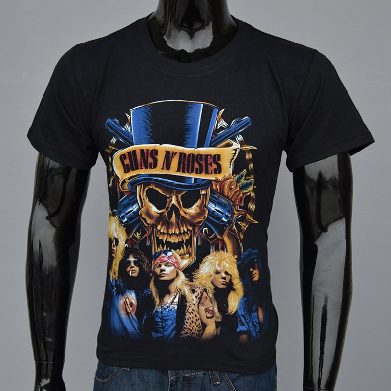 100-Cotton-Tee-Print-Shirts-Guns-N-Roses-Led-Zeppelin-The-Beatles-T-Shirt-Men-3D-Black-Friday-Short--32694965304