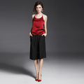 100-Silk-Long-Shirt-Natural-Silk-Crepe-De-Chine-New-Women-Fall-Half-Sleeve-Shirt-Exclusive-Desigual--1940501531