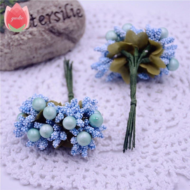 10pcs-Foam-Silk-Stamen-Handmade-Artificial-Berry-Flower-Wedding-Decoration-DIY-Wreath-Gift-Box-Scrap-32680554157