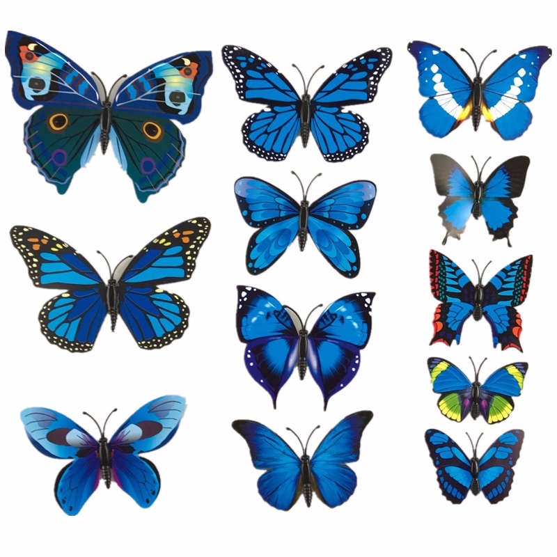 12-PcsLot-PVC-3D-DIY-Butterfly-Wall-Stickers-Home-Decor-Poster-for-Kitchen-Bathroom-Fridge-Adhesive--32531578580