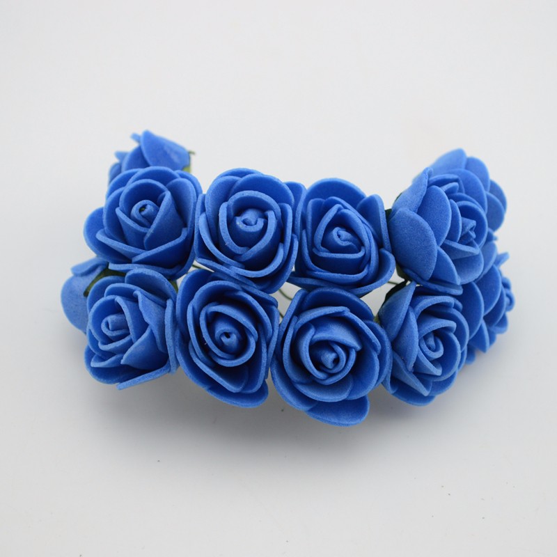 12pcslot-Simulation-Mini-Rose-Artificial-flower-foam-flower-diy-flower-ball-garland-headdress-Weddin-32663061610