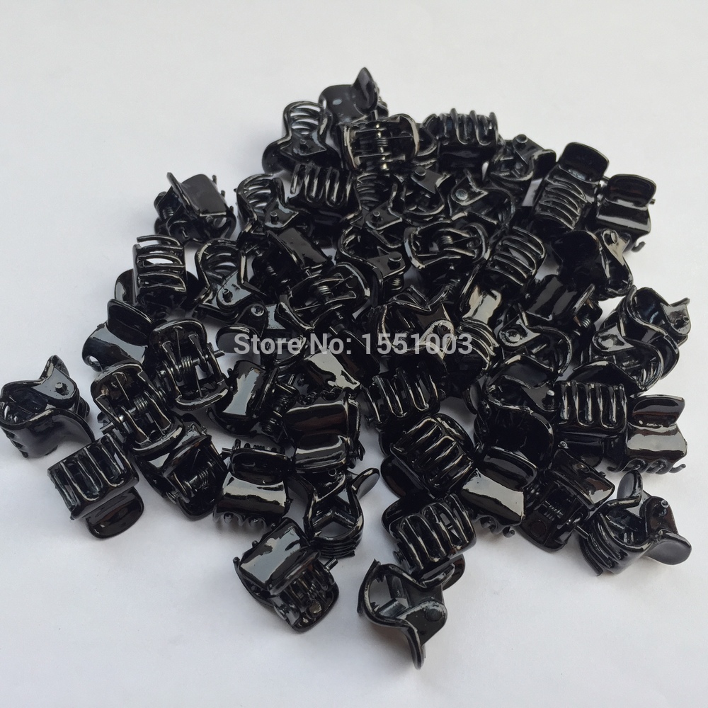 1cmx12cm-24pcspack-Plastic-Jaw-Clip-Hair-Claw-Clip-Jaw-Clamp-Black-Amber-Mix-Colors-For-Women-Girls--32622878546
