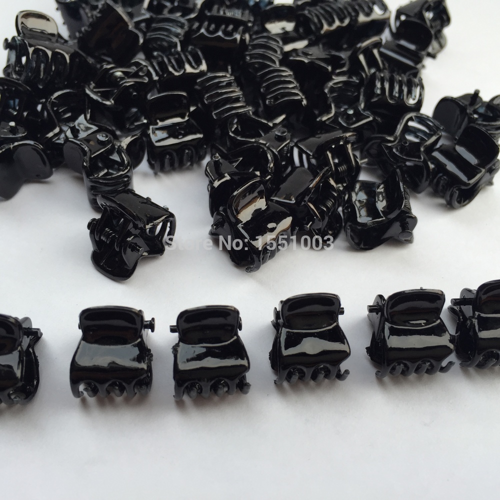 1cmx12cm-24pcspack-Plastic-Jaw-Clip-Hair-Claw-Clip-Jaw-Clamp-Black-Amber-Mix-Colors-For-Women-Girls--32622878546
