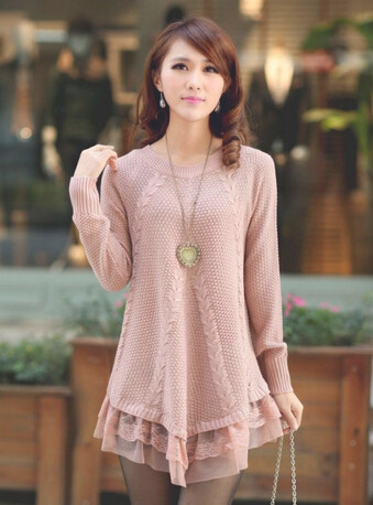 1pc-women-New-fashion-2016-winter-Autumn-Ladies-Knit-Tunic-O-Neck-Long-Sleeve-Chiffon--sweater-Dress-32213464137