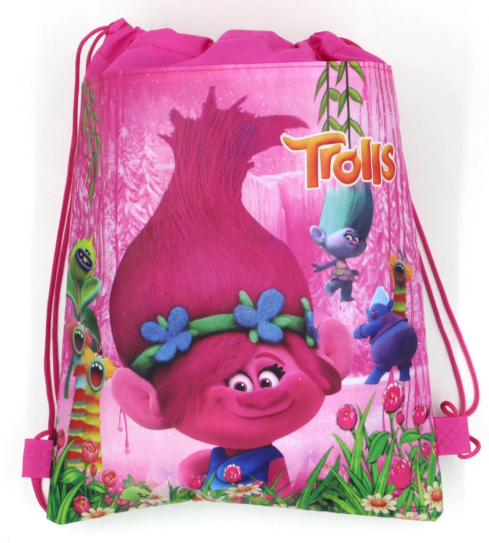1pcs-Minnie-mickey-moana-trolls-non-woven-fabric-backpack-child-travel-school-bag-decoration-mochila-32674196485