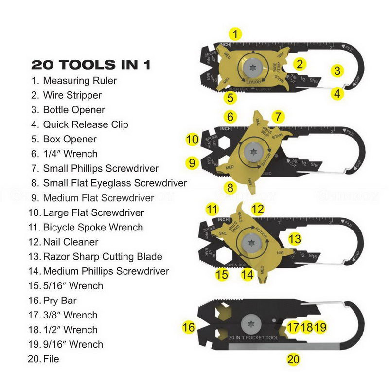 20-In-1-EDC-Outdoor-Multi-Tool-Stainless-Steel-Keychain-Key-Hanging-Bottle-Opener-Nail-Puller-Screwd-32619374523