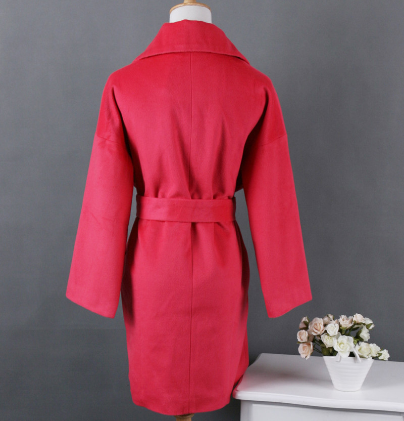 2015--Women-Coats-pure-color-Large-lapel--belt-Blends-Korean-Style-Brief--Overcoats-Trench-lady-Loos-32323540323