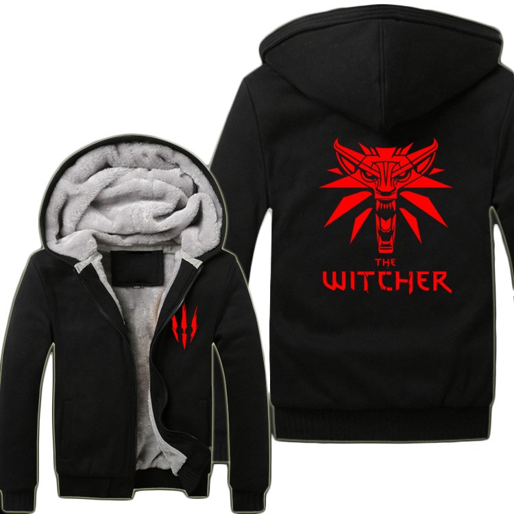 2015-Game-The-Witcher-3-Wild-Hunt-Wolf-Head-Hoodies-Super-Warm-Fleece-Winter-Zip-up-Printing-Coats-S-32590098410