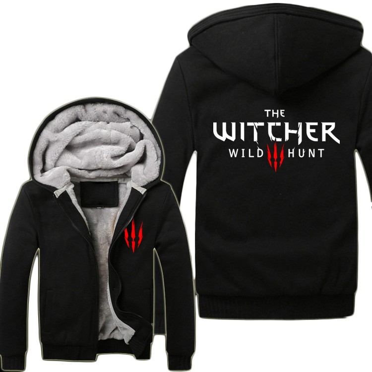 2015-Game-The-Witcher-3-Wild-Hunt-Wolf-Head-Hoodies-Super-Warm-Fleece-Winter-Zip-up-Printing-Coats-S-32590098410