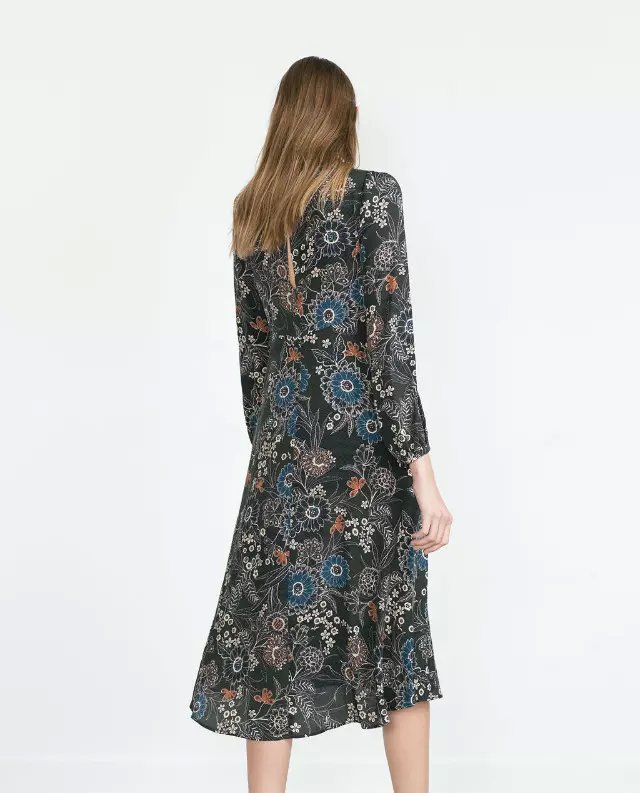 2015-autumn-winter-new-vintage-print-puff-sleeve-women-long-dress-32550664945