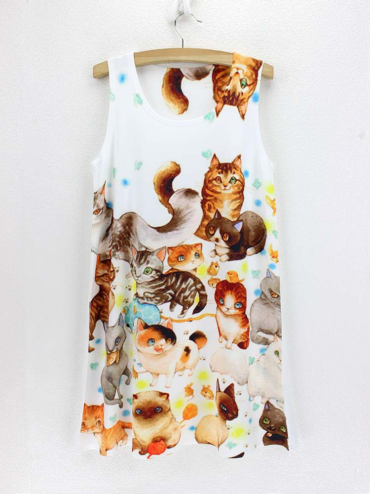 2015-desinger-discount-cat-vestido-de-festa-cheap-short-bird-thite-party-dresses-floral-animal-print-32345112943