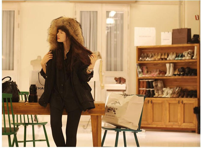 2015-new-high-quality-winter-warm-thick-cotton-coat-large-100-raccoon-fur-collar-Long-Slim-female-3--32536255450