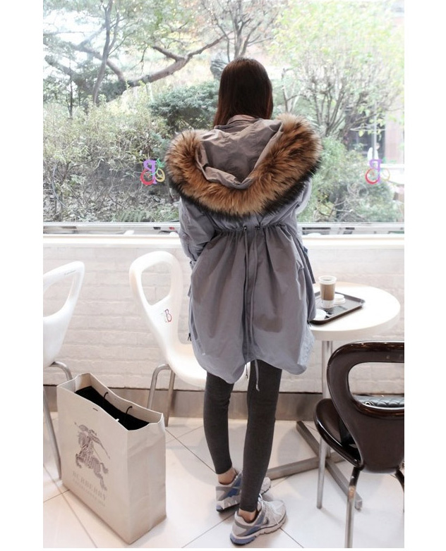 2015-new-high-quality-winter-warm-thick-cotton-coat-large-100-raccoon-fur-collar-Long-Slim-female-3--32536255450