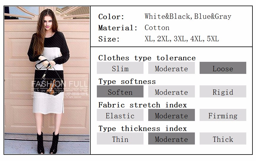 2016-Autumn-European-Fashion-Plus-Size-XL--5XL-Long-Sleeves-Patchwork-Cotton-Women-Dress-Loose-Strip-32708784505