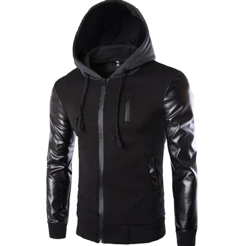 2016-Autumn-Mens-Hooded-Jacket-With-Leather-Sleeves-Motorcycle-Faux-Leather-Slim-Fit-Hoodie-Jacket-W-32707217524