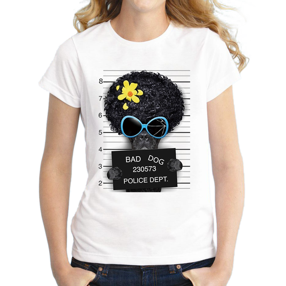 2016-Hot-Sale-Dog-Police-Dept-Design-Women-T-Shirt-French-Bulldog-T-shirt-Novelty-Short-Sleeve-Tee-P-32744050516