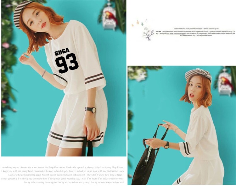 2016-NEW-kpop-bts-Bangtan-Boys-summer-Women-dress-Clothes-k-pop-bts-female-Short-sleeve-Leisure-suit-32604317450