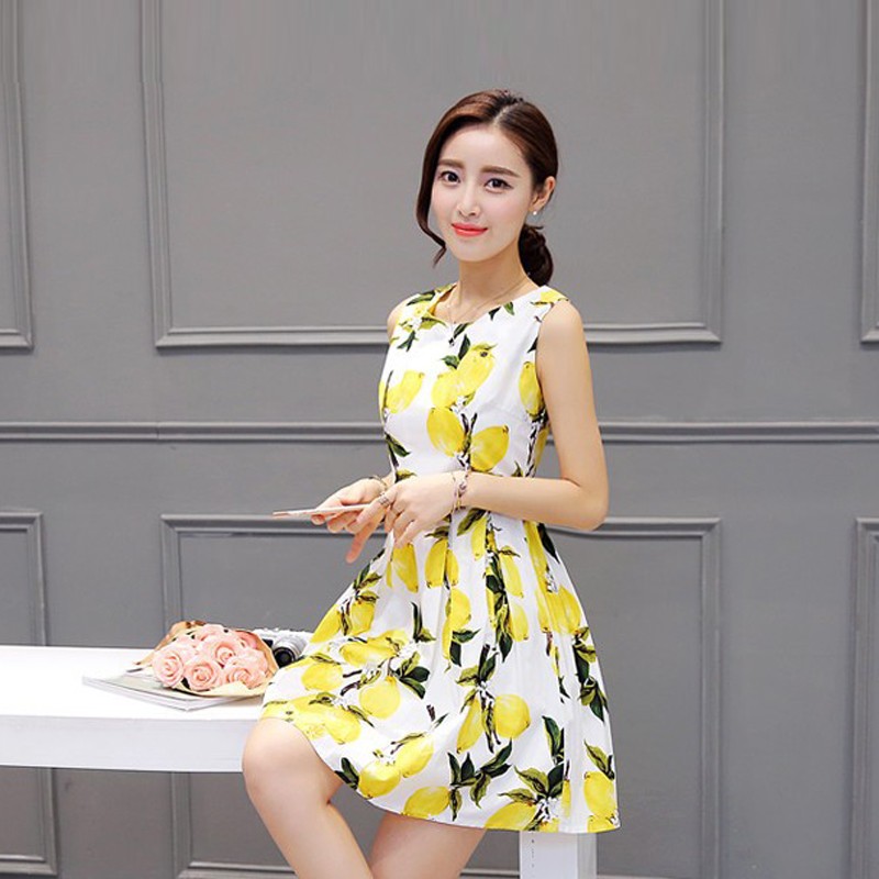 2016-New-Fashion-Summer-Dress-Vintage-Sleeveless-Vestido-Lemon-Dresses-O-Neck-Print-Pleated-Women-Dr-32694016477