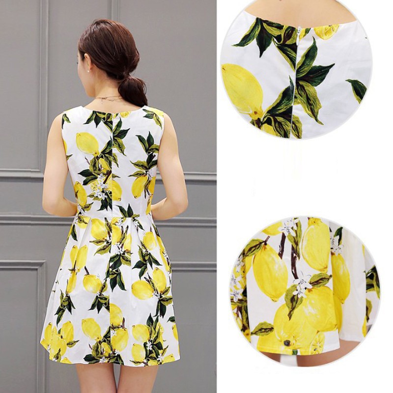 2016-New-Fashion-Summer-Dress-Vintage-Sleeveless-Vestido-Lemon-Dresses-O-Neck-Print-Pleated-Women-Dr-32694016477