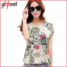 2016-New-M-3XL-Fashion-Plus-size-T-Shirts-Women-Loose-t-shirts-Cotton-O-neck-Printed-Tops-Batwing-Sh-32669913189