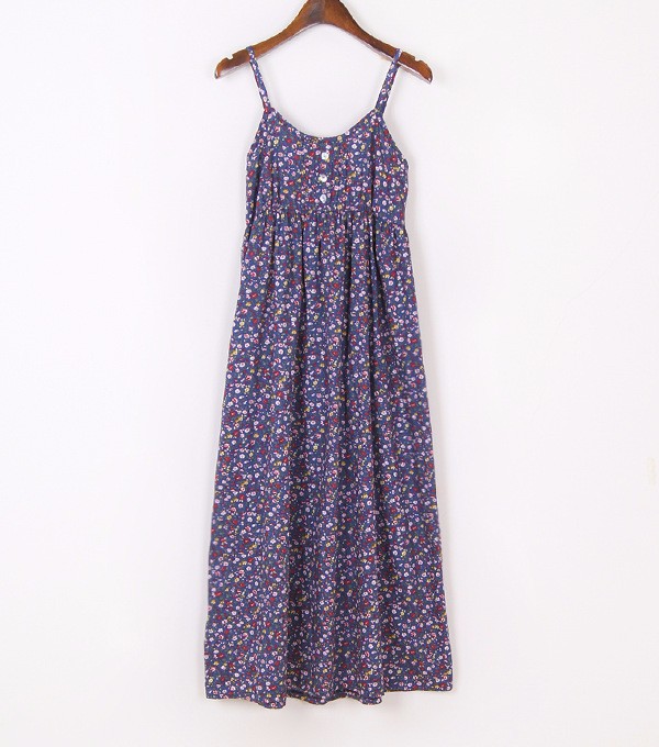 2016-New-Summer-Style-Women-backless-Cotton-floral-printed-long-Dress-cute-elegant-girls-junior-beac-32694432437