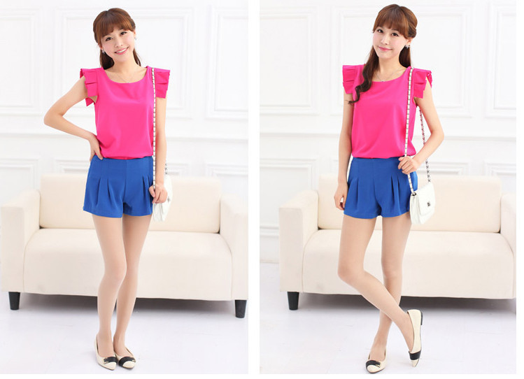 2016-Summer-HOT-SALE-candy-color-Butterfly-sleeve-blouse-blanche-Elegant-Leisure-Shirt-Chiffon-Blous-32357624120