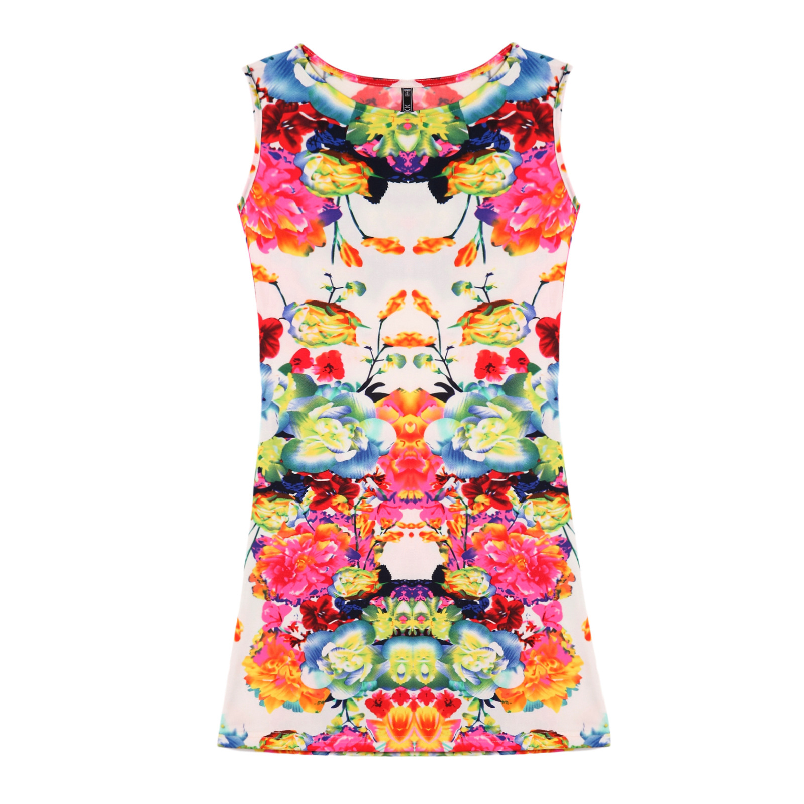 2016-Summer-Printed-floral-dress-Sexy-Slim-Women-Dress-New-Fashion-O-Neck-Novelty-Dresses-Graffiti-M-32615354411