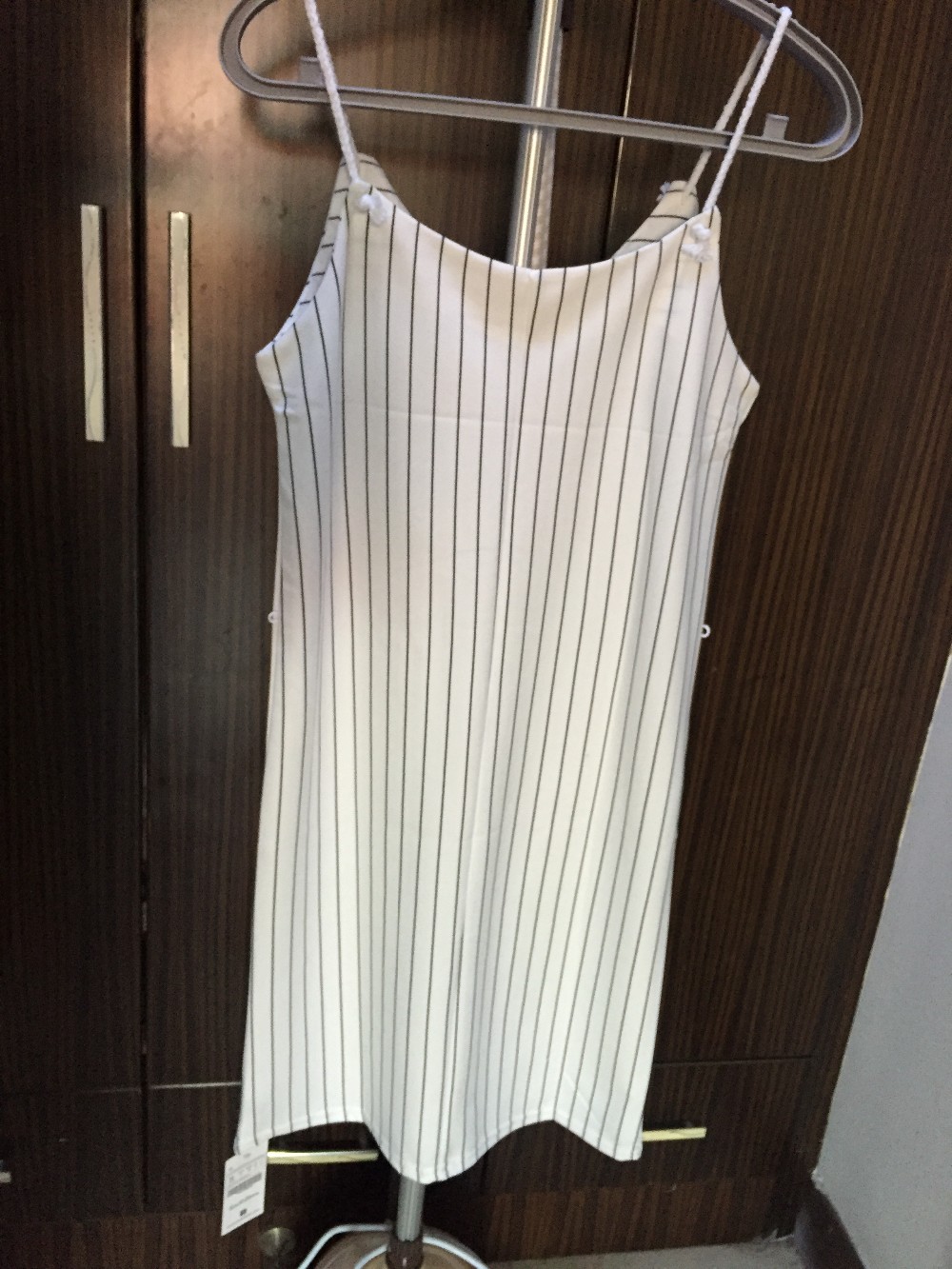 2016-Women-Summer-Casual-Dress-V-neck-White-Striped-Dress-Loose-Style-Casual-Vestidos-Robe-Boho-High-32658284489