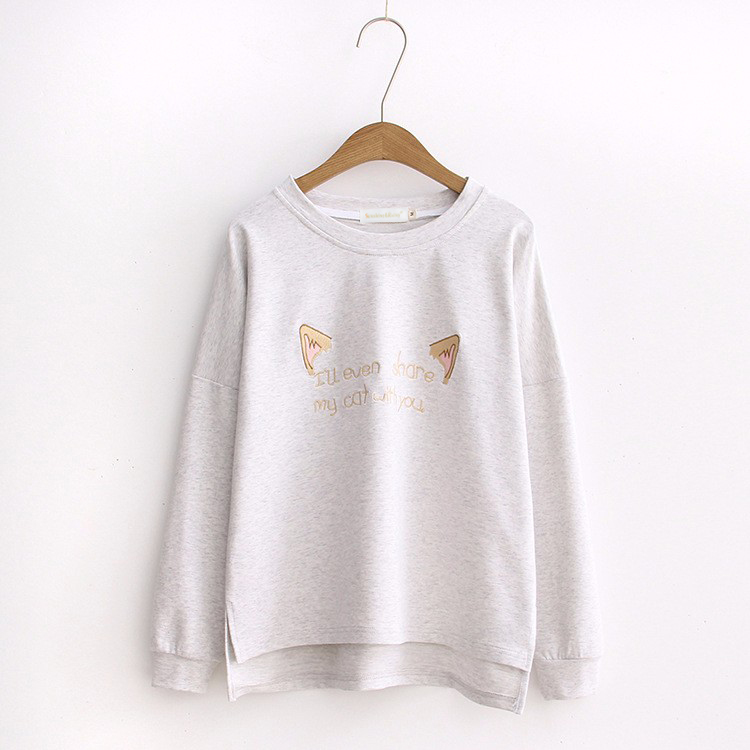 2016-new-autumn-winter-Women-cat-ear-embroidery-T-Shirt--Female-Loose-Round-Neck-T-Shirt--Tassel-Des-32723956043