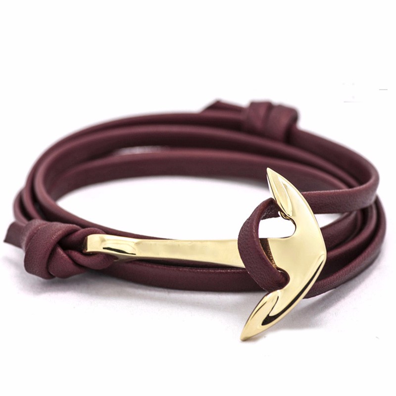 2016-new-hand-woven-leather-anchor-bracelet-with-male-and-female-charm-bracelet-jewelry-bracelet-Mal-32675145935