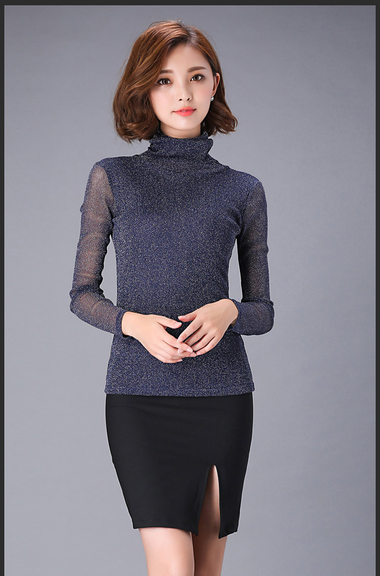 2016-spring-and-autumn-women-classic-T-shirt-turtleneck-Bright-silk-fabric-large-size-slim-elegant-f-32743337030