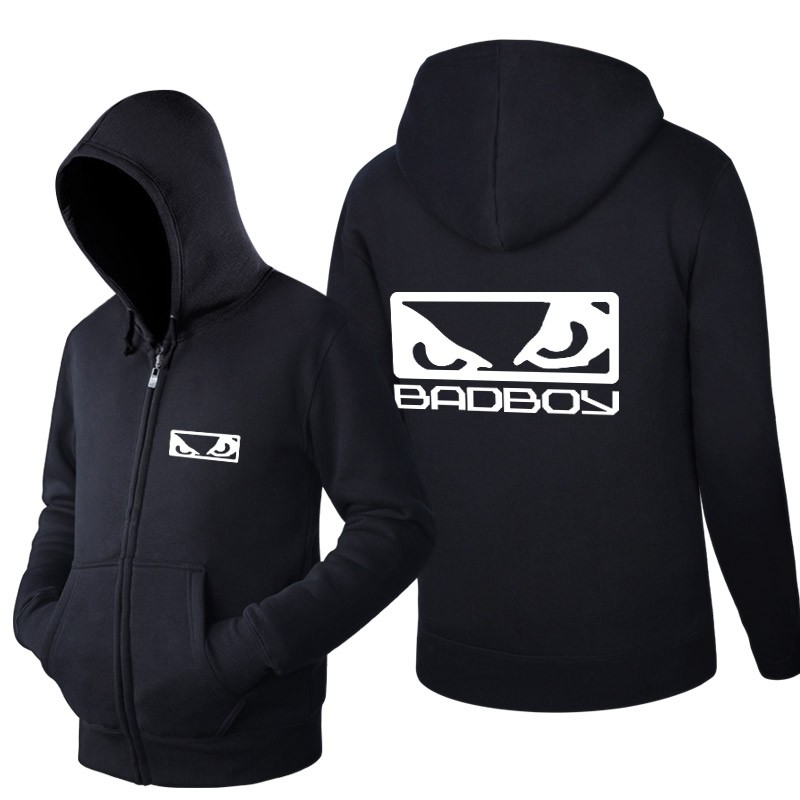 2016Spring-and-Autumn--Long-Sleeves-Hoodies-Fleece-MMA-Badboy-Bad-Boy-Zipper-printing-Casual-Sweatsh-32742538618