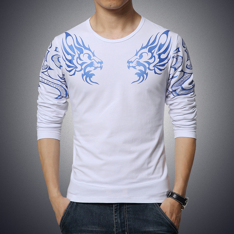 2017-Autumn-new-high-end-men39s-brand-t-shirt-fashion-Slim-Dragon-printing-atmosphere-t-shirt-Plus-s-32442457632