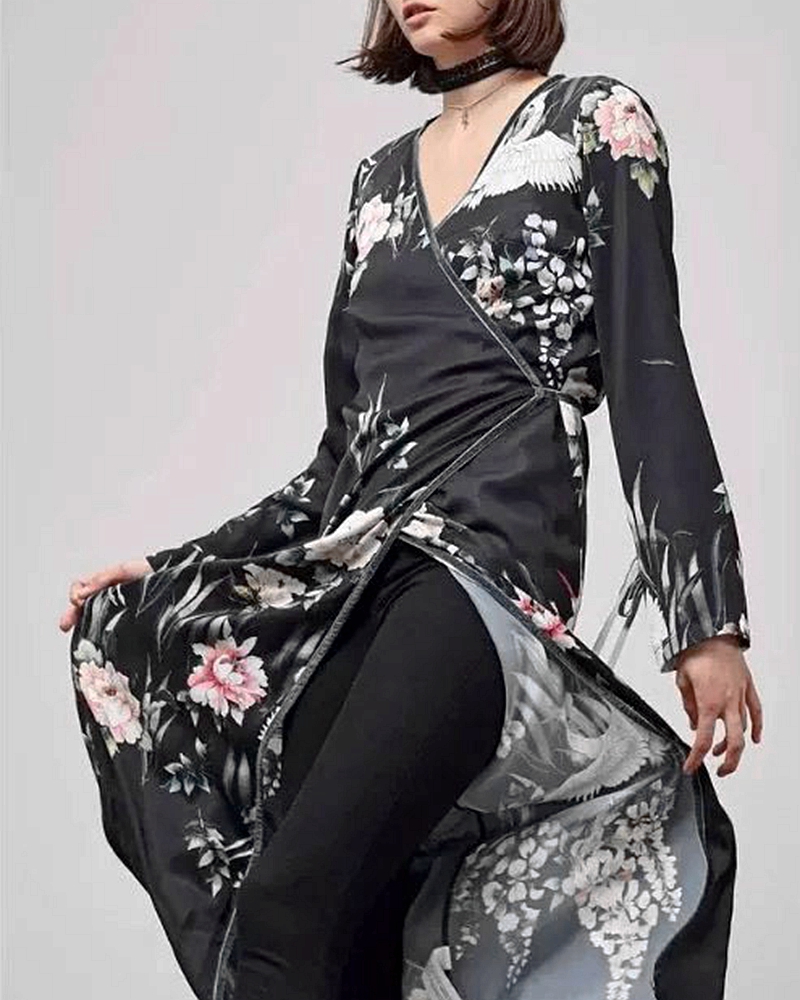 2017-Beach-style-Black-Cardigan-Open-Stitch-V-neck-Long-sleeve-Flower-Printed-Long-Cardigan-Outerwea-32784970876