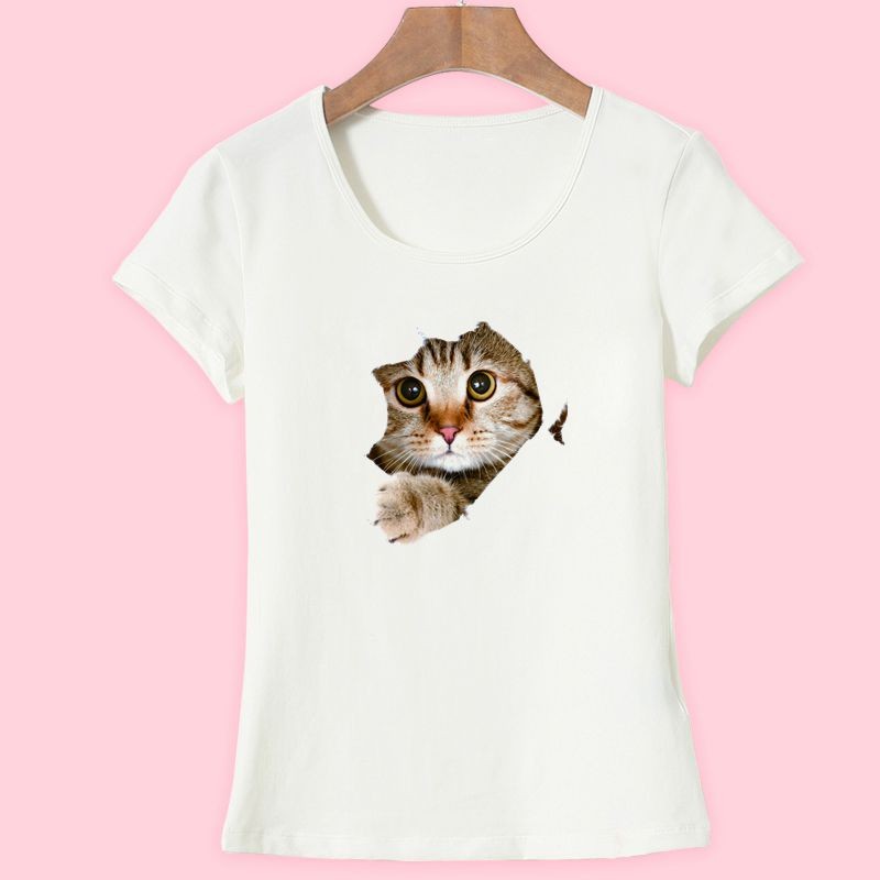 2017-Brand-New-Fashion-Summer-Harajuku-Animal-Cat-Print-Shirt-O-Neck-Short-Sleeve-T-Shirt-Women-Tops-32648869233