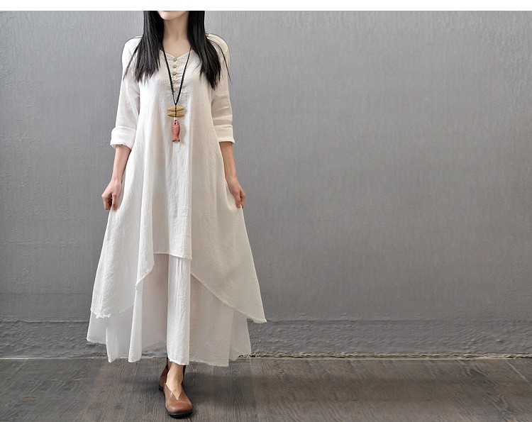2017-Brand-Vestidos-Women-Summer-Long-Sleeved-Dress-Cotton-and-Linen-V-neck-large-Size-Bodycon-Dress-32661854897
