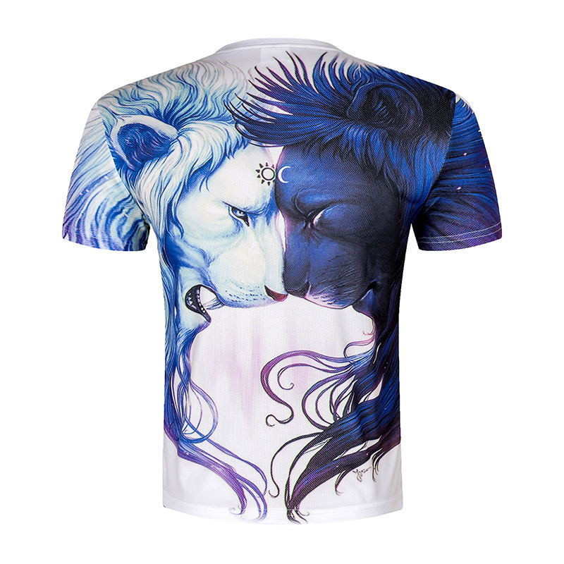 2017-Creative-Novelty-Triangle-The-Lion-Print-3D-Animal-T-shirt-For-Men-Women-Outwear-T-shirt-Cool-C-32755188656