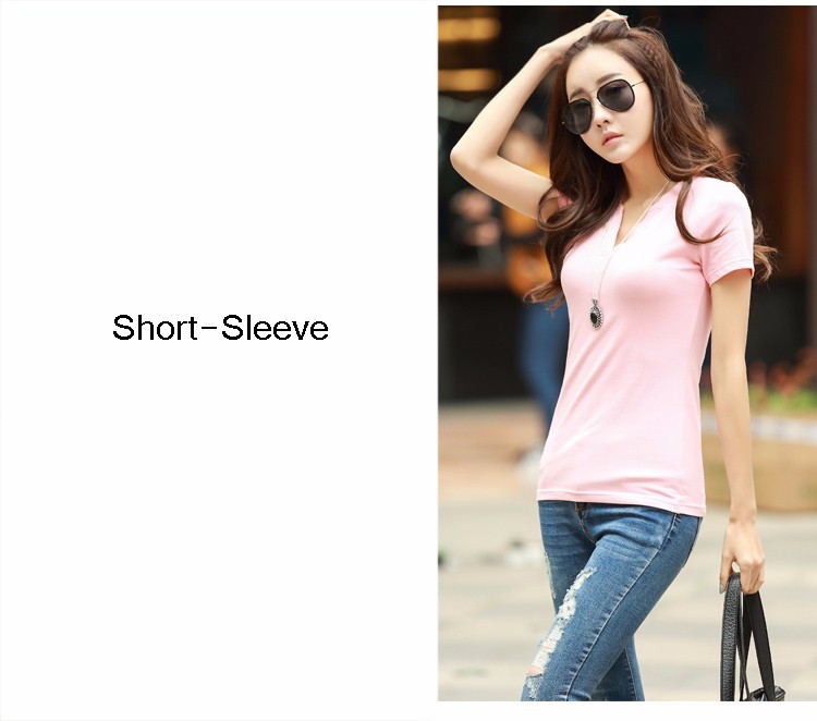 2017-Fashion-Slim-Solid-Plus-Size-T-shirt-Summer-Women-V-Neck-Short-Sleeve-Cotton-Tshirt-Casual-Blac-32782892586
