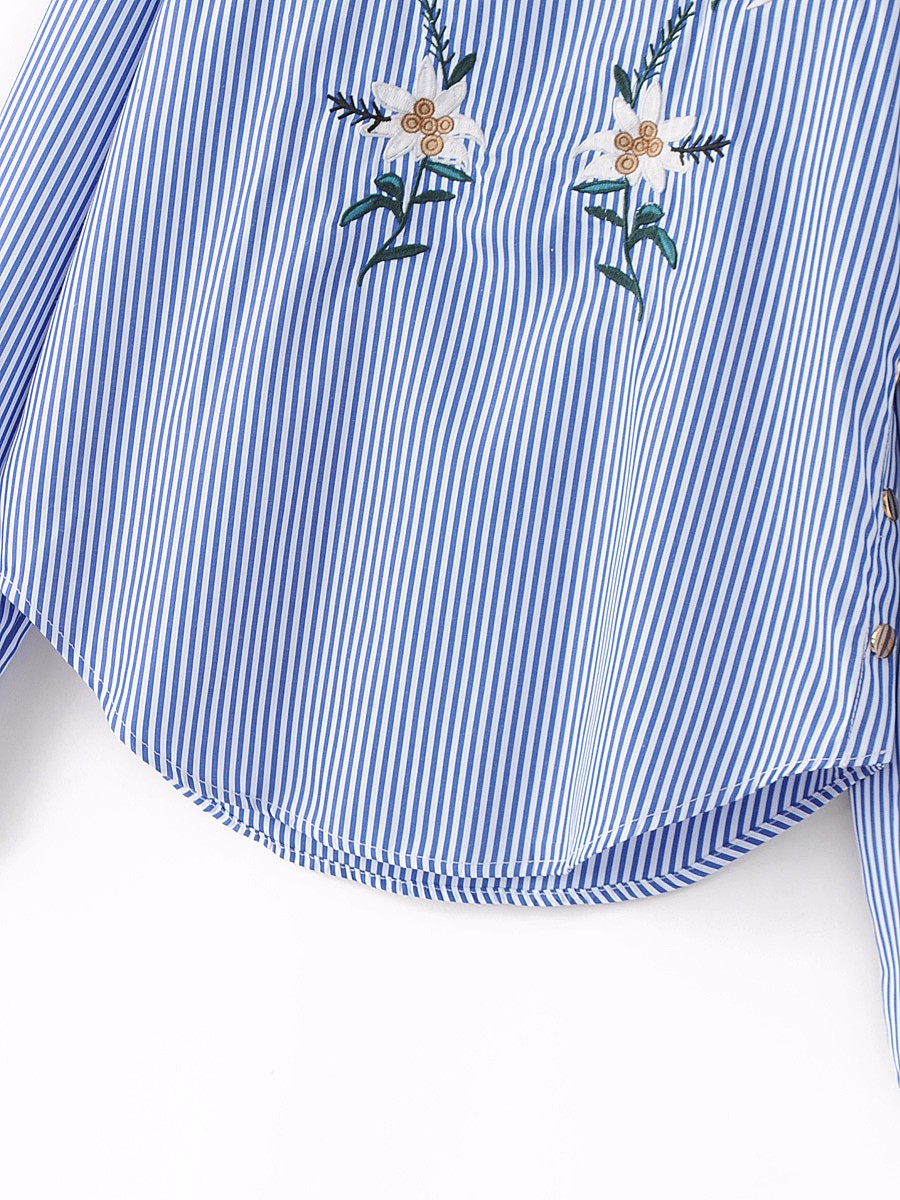 2017-Fashion-Women-Blue-Striped-Floral-Embroidery-Shirt-Long-Sleeve-o-neck-Blouse-Female-Casual-Offi-32779384506