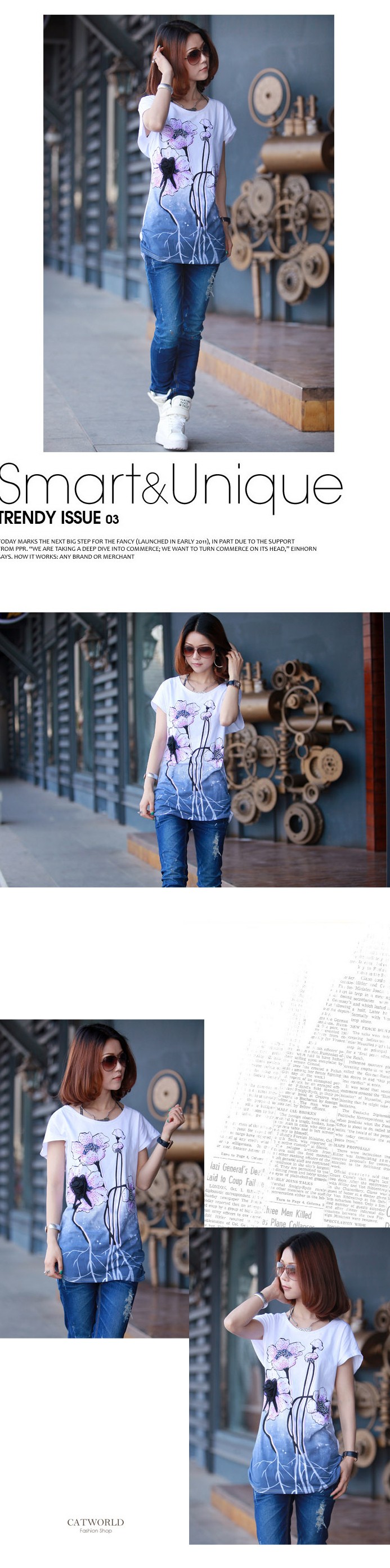 2017-Lotus-Print-Plus-Size-T-Shirt-Women-Tops-tshirt-Short-Sleeve-Chinese-ink-painting-style-Summer--32629004545