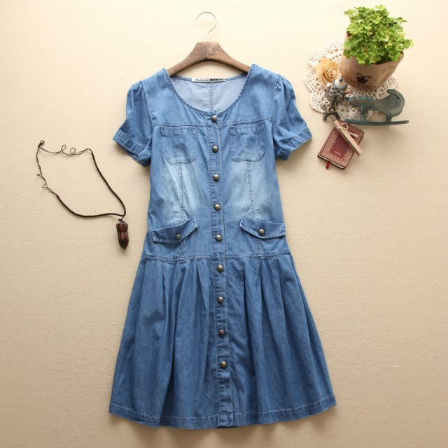 2017-New-Arrival-Quality-Plus-Size-Women39s-Clothes-Female-Fashion-Casual-4XL-Denim-Dress-Elegant-Sl-2031574961